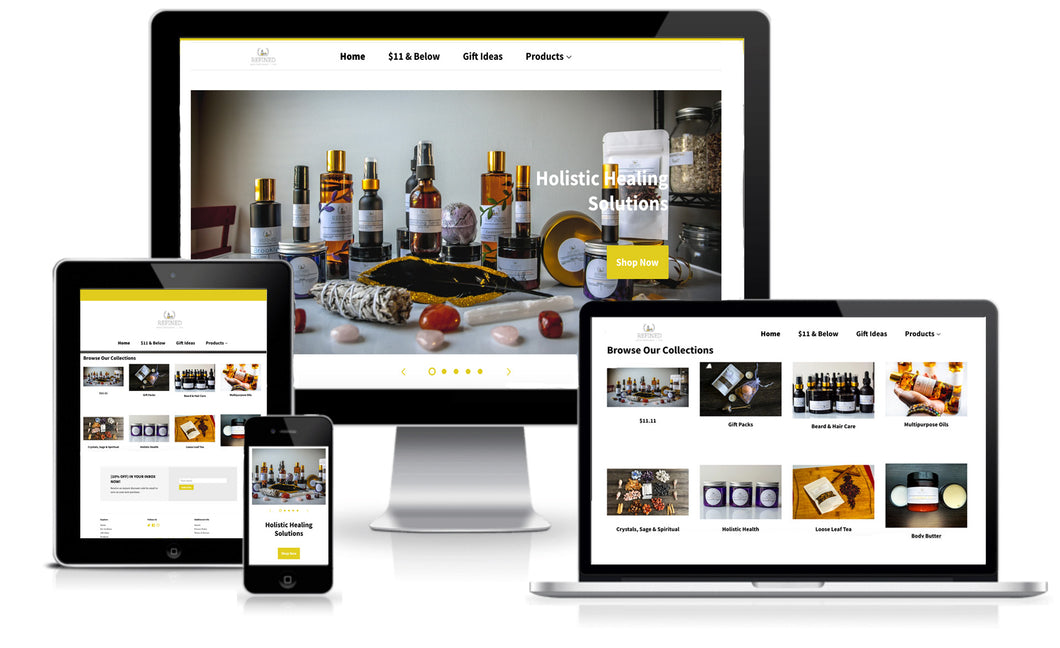 Website Design (Shopify, Wix, Squarespace)